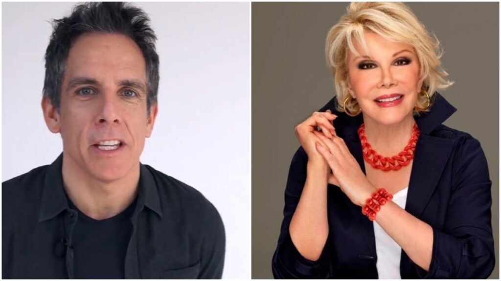 Ben Stiller e Joan Rivers não se davam bem