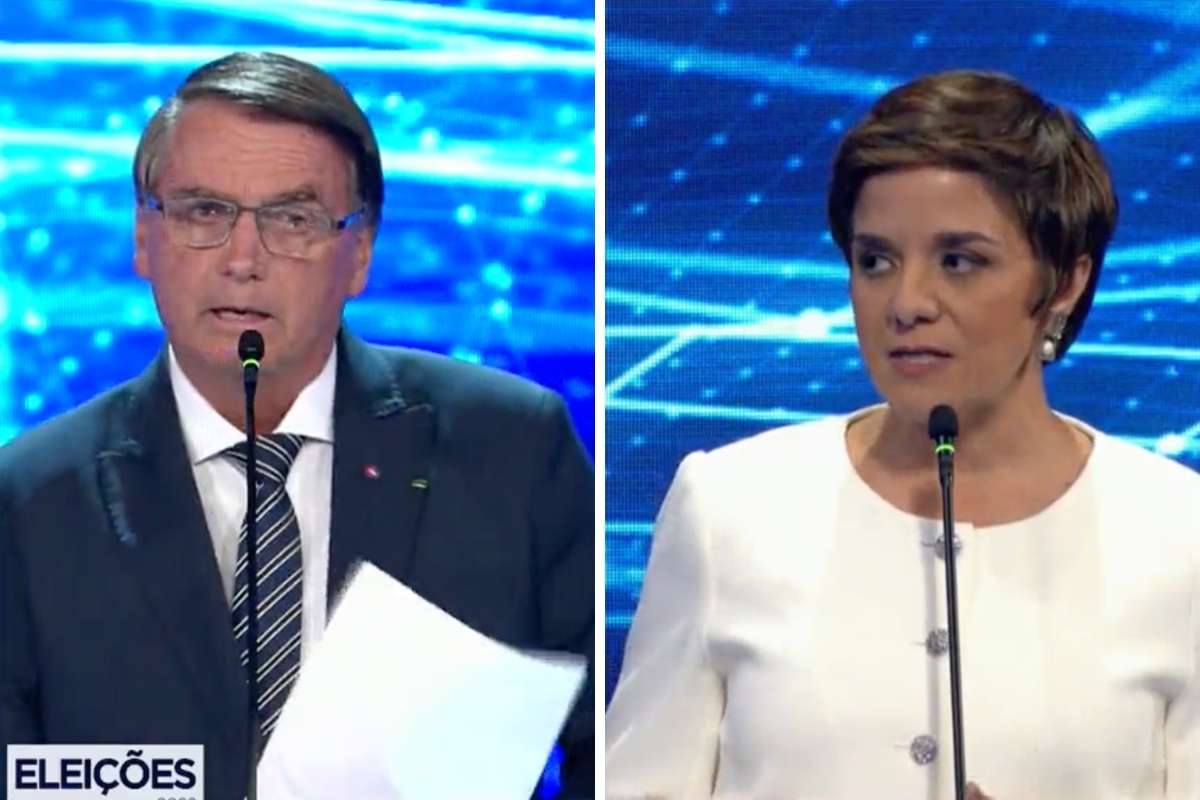 Bolsonaro ataca Vera Magalhães no Debate na Band