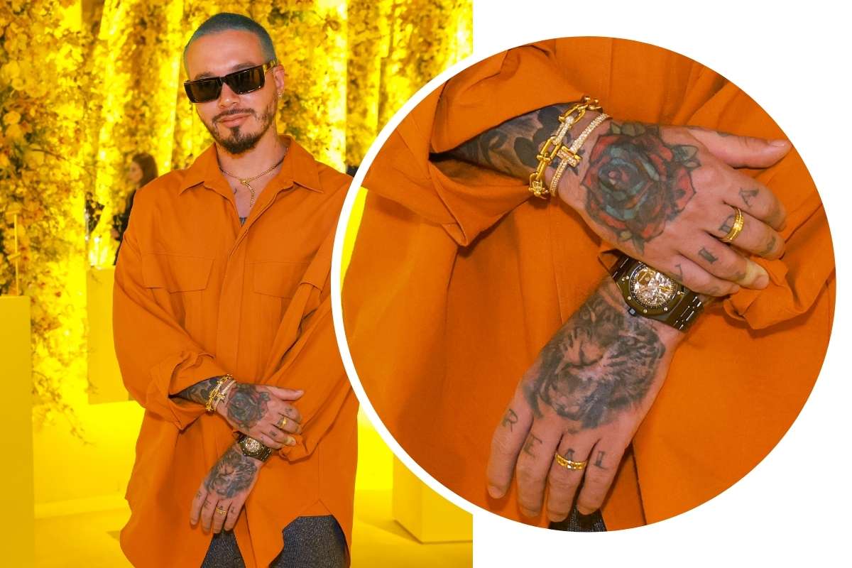 J Balvin ostenta joias de cristais