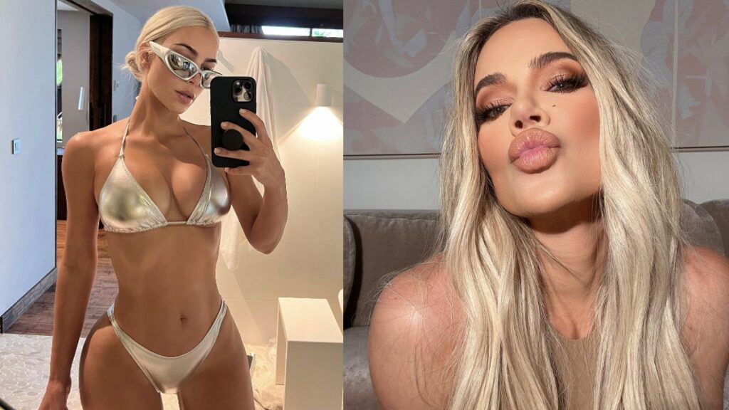 Kim e Khloé Kardashian.