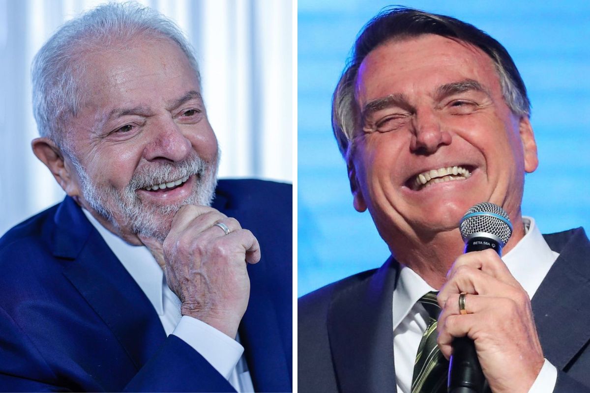 Lula e Jair Bolsonaro