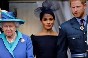 Rainha Elizabeth, Meghan Markle, Príncipe Harry