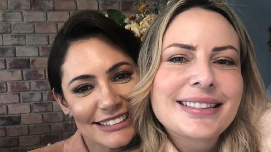 Michelle Bolsonaro e Juliana Lacerda