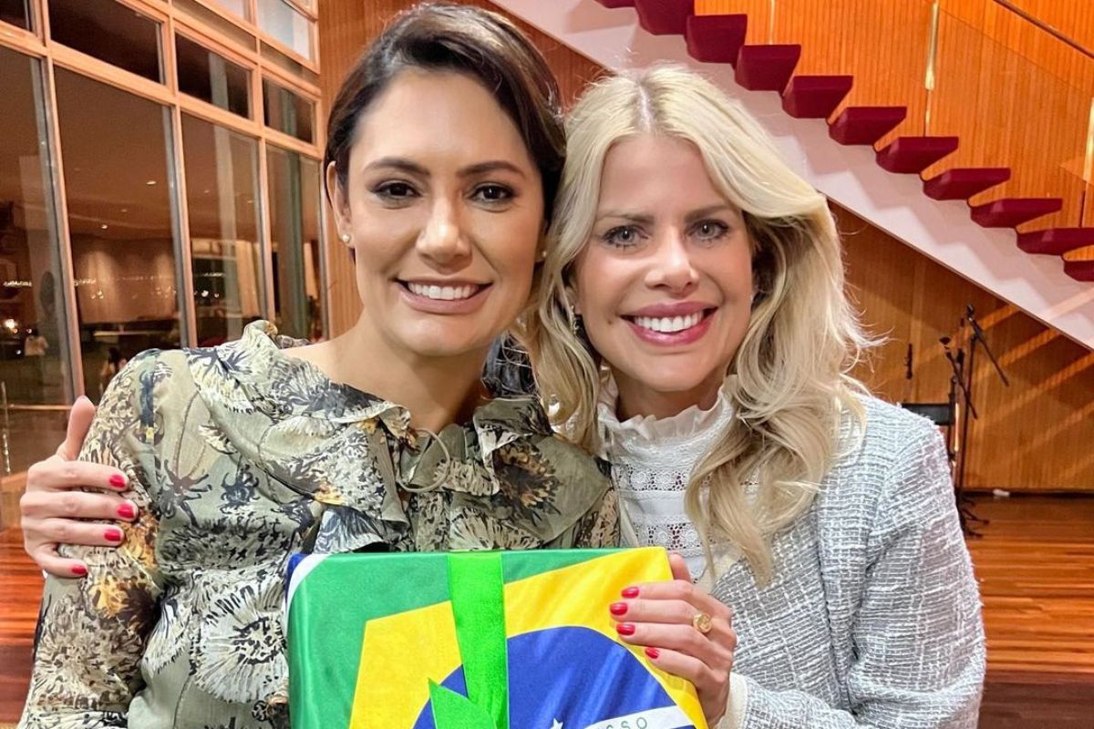 Karina Bacchi e Michelle Bolsonaro