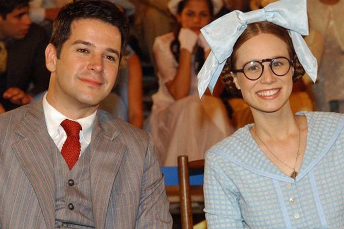 Danilo (Murilo Benício) e Ana Francisca (Mariana Ximenes) em Chocolate com Pimenta, novela da TV Globo