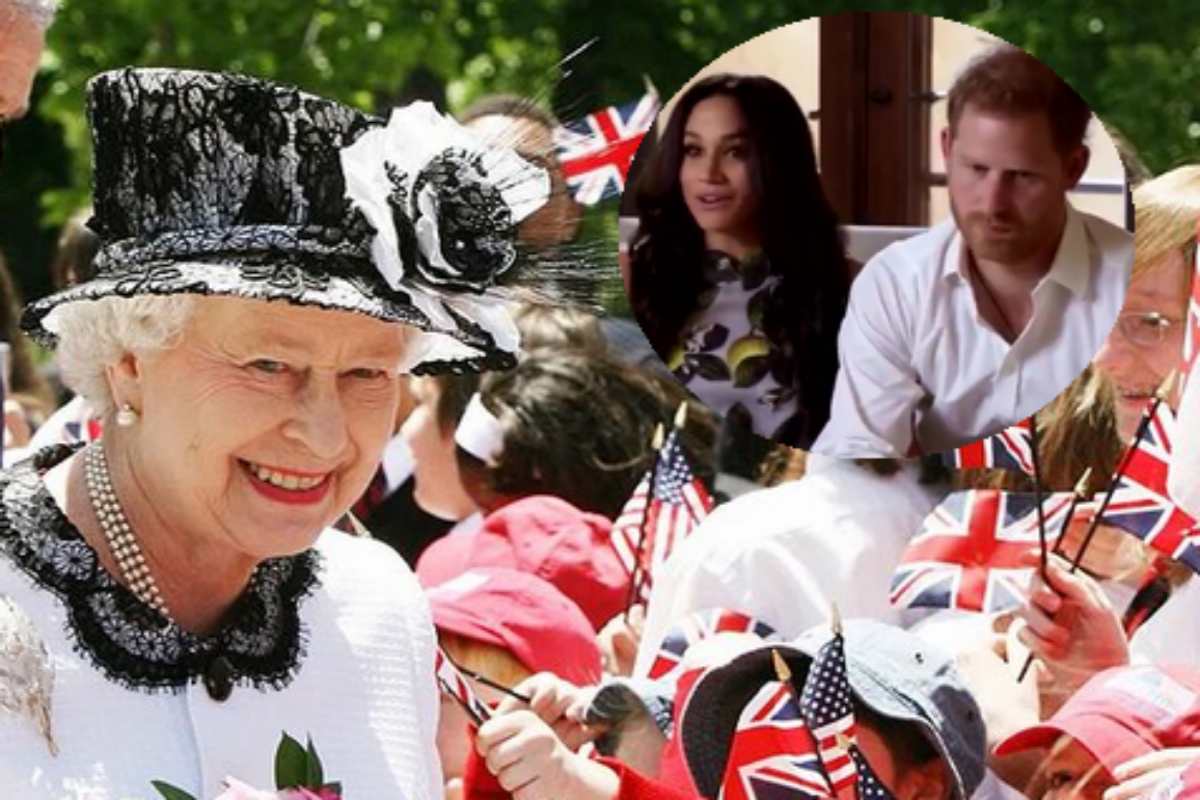 Rainha Elizabeth II, Meghan Markle, Príncipe Harry