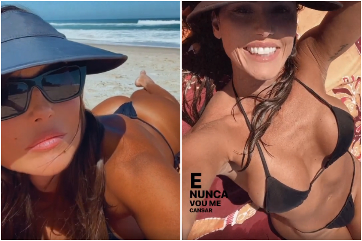 deborah secco em dia de praia