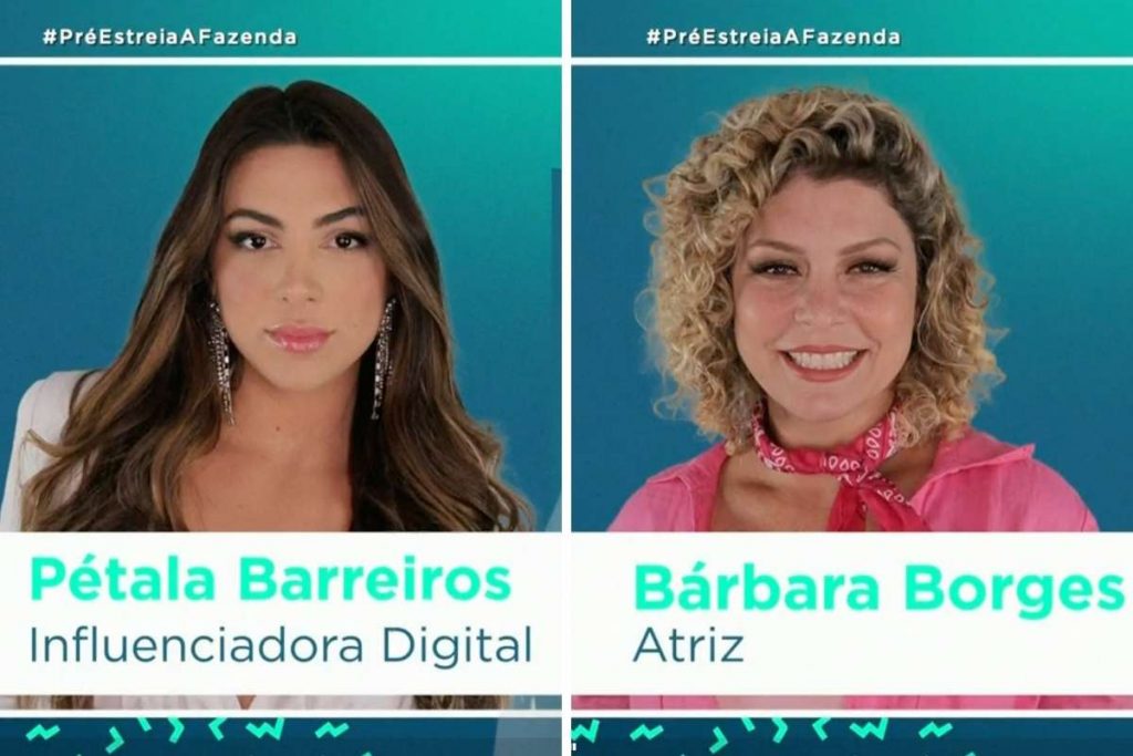 Pétala Barreiros é influencer e Bárbara Borges atriz.