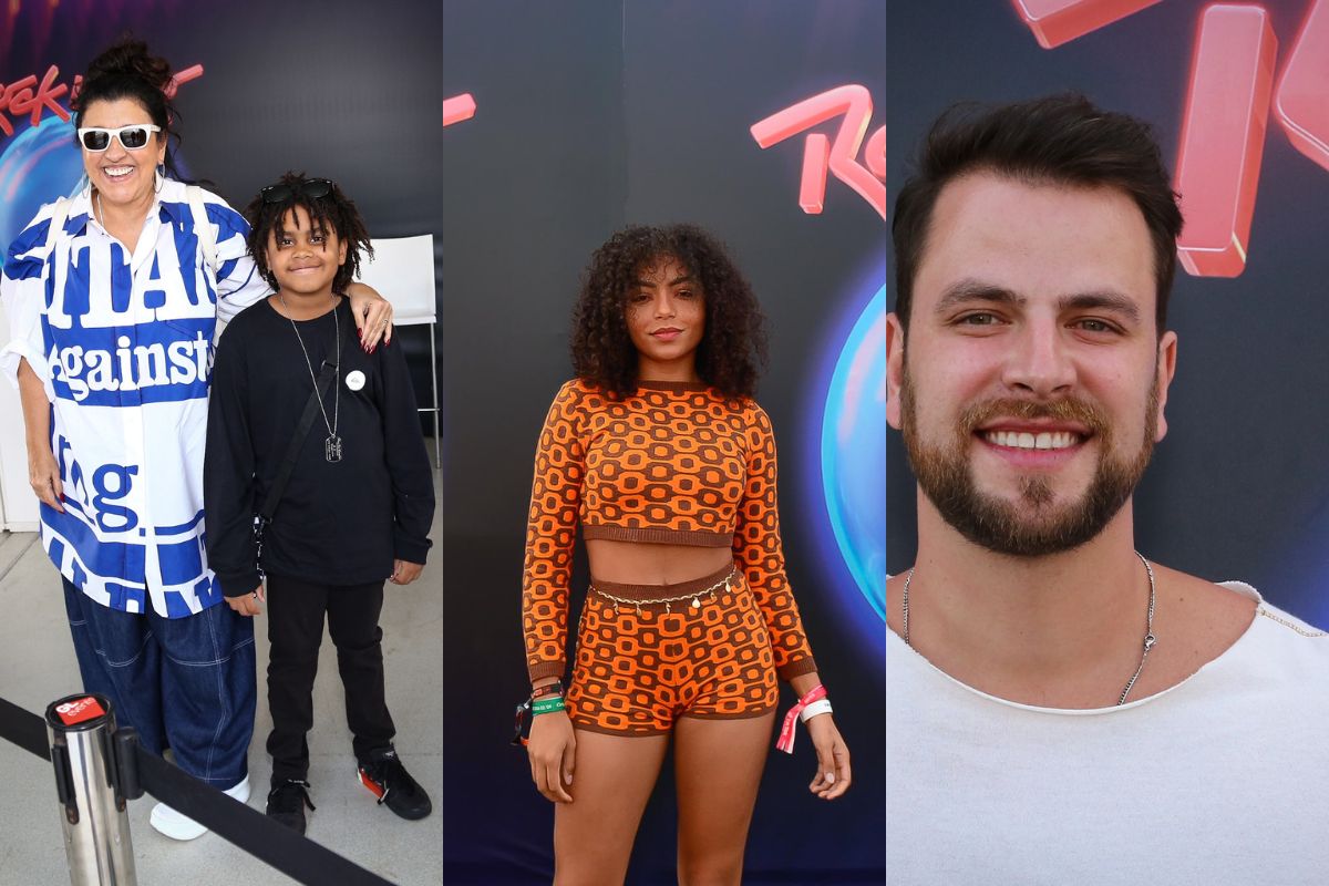 Famosos no rock in rio