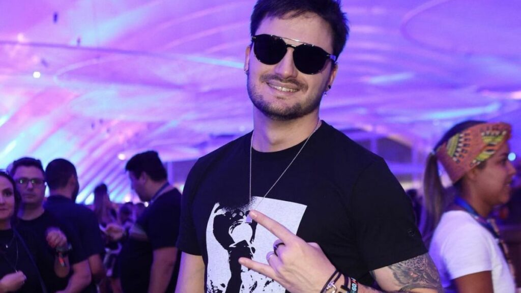 Felipe Neto no Rock in Rio – Foto: Reprodução/Instagram