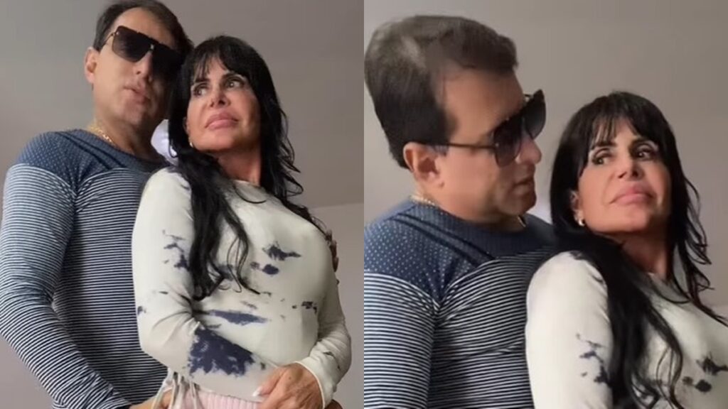 Gretchen e seu marido, Esdras de Souza