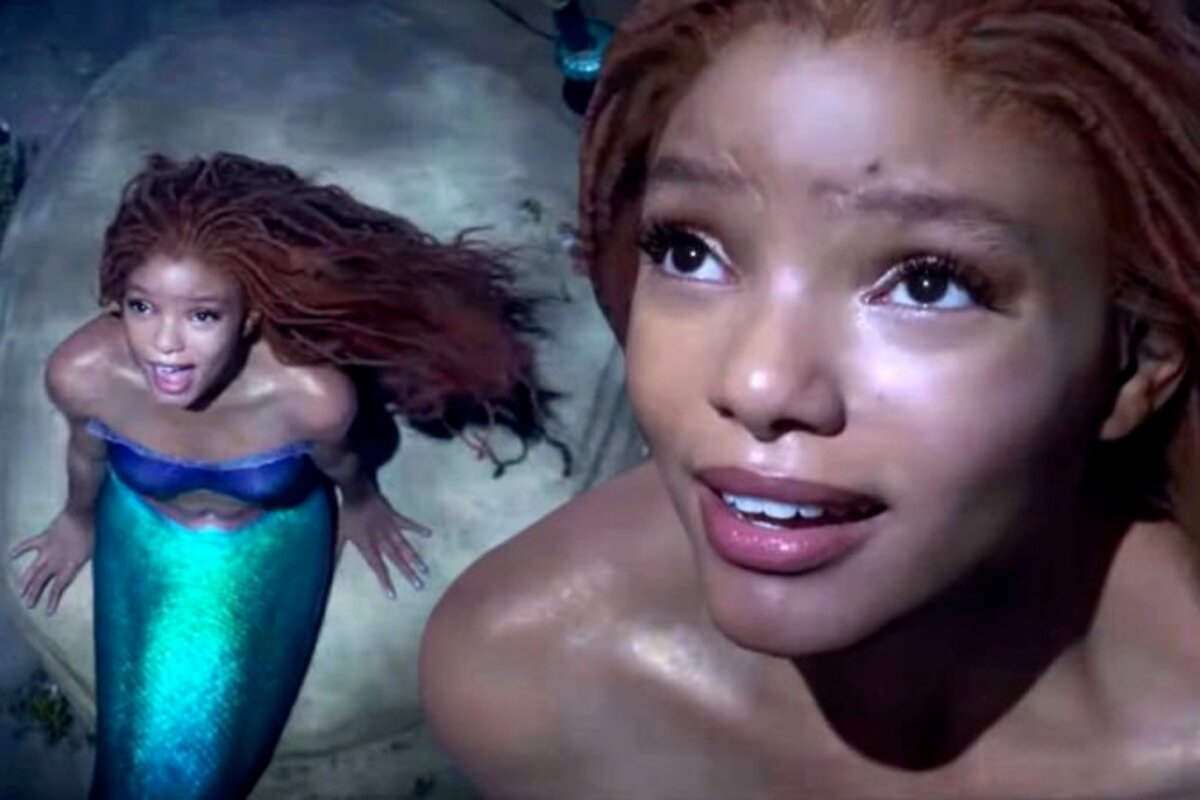 Halle Beiley caracterizada como Ariel