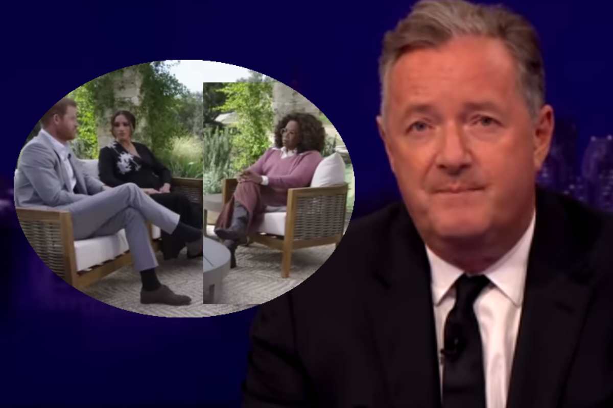 Piers Morgan, Harry, Meghan, e Oprah