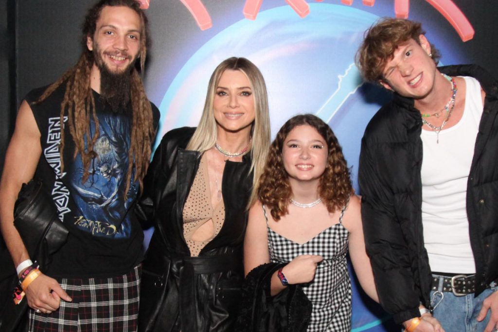 letícia spiller e familia no rock in rio