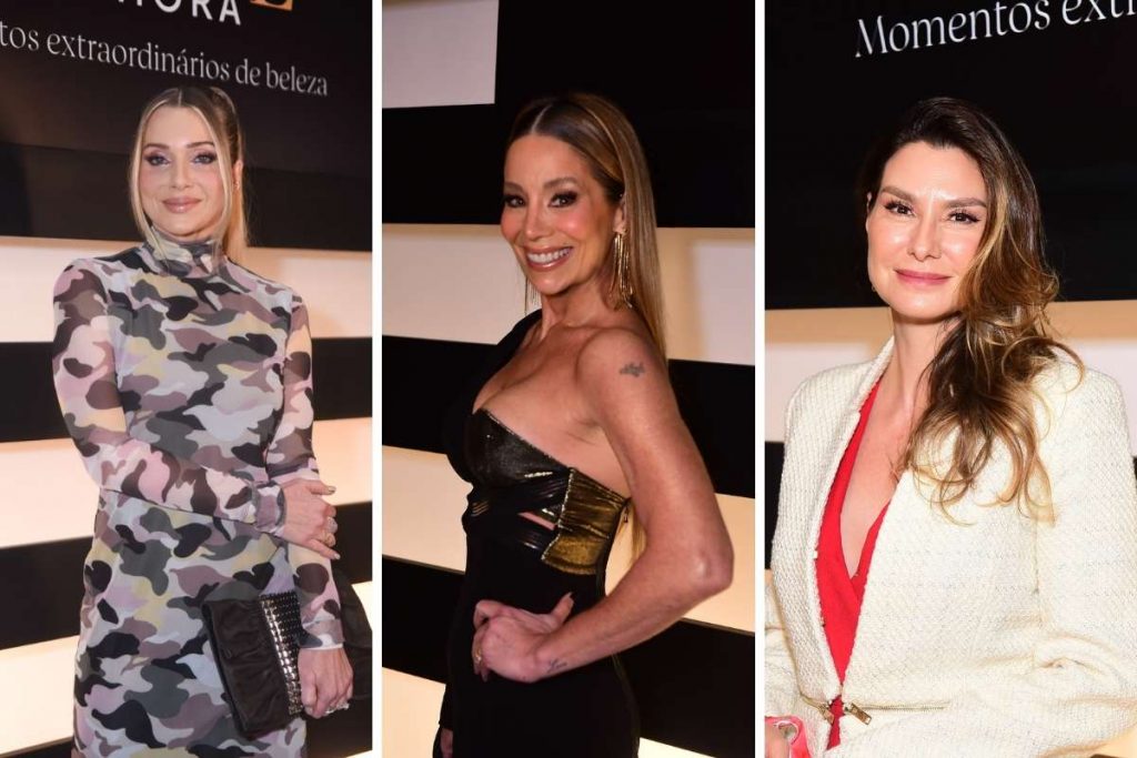 Letícia Spiller, Danielle Winits e Lavínia Wlasak no Hotel Sephora