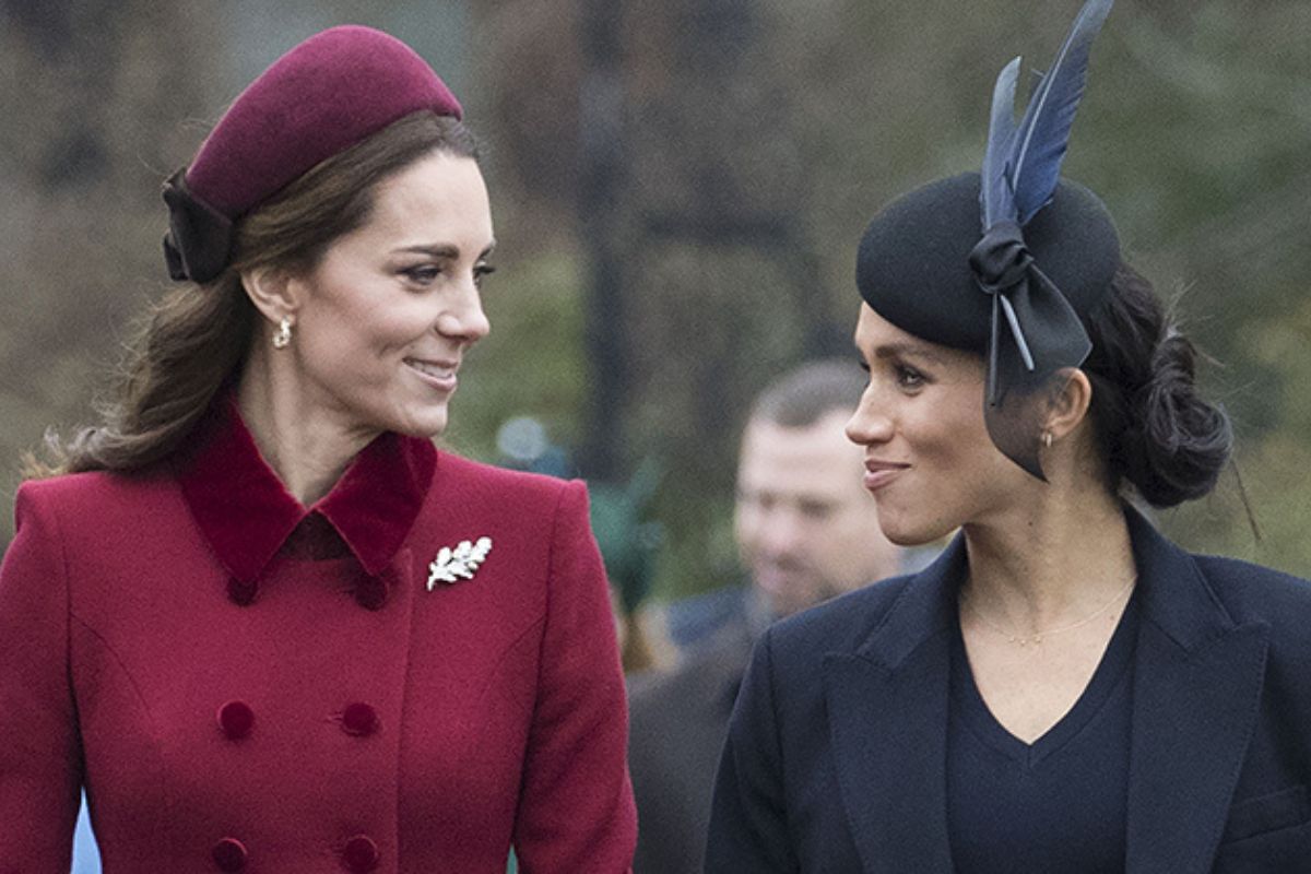 Duquesas Meghan Markle e Kate Middleton