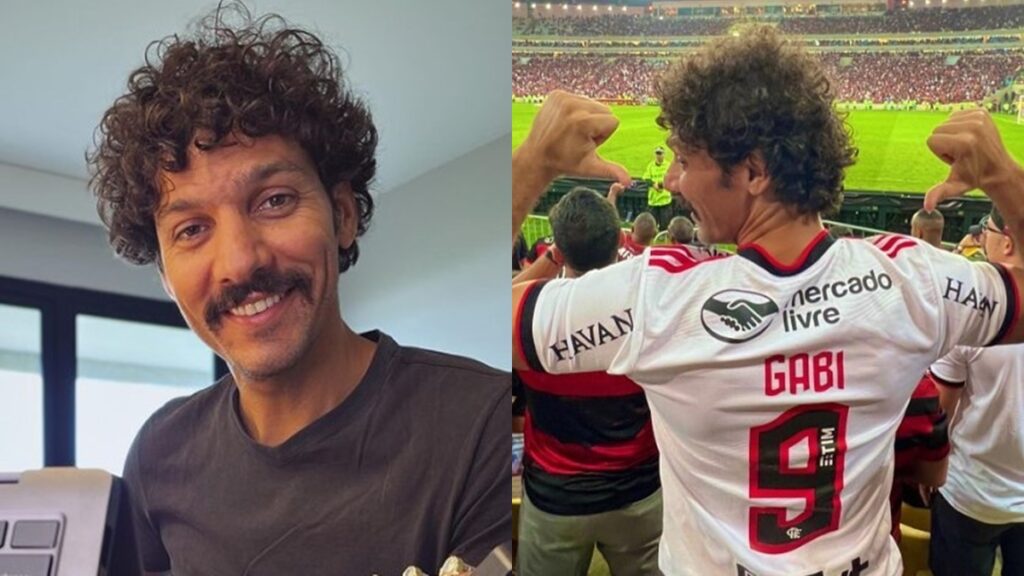 O ator Guito vai ao Maracanã