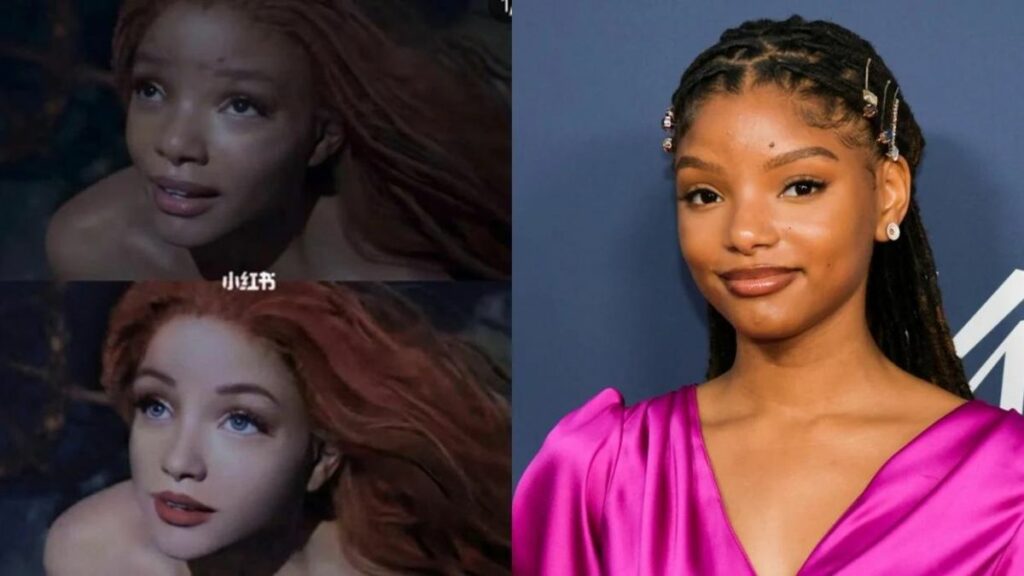 A atriz Halle Bailey, protagonista de ‘A Pequena Sereia’ – Foto: Divulgação/Redes Sociais