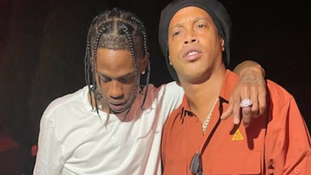 Ronaldinho Gaúcho e Travis Scott