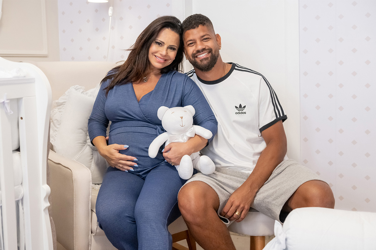 Viviane Araújo com Guilherme Militão