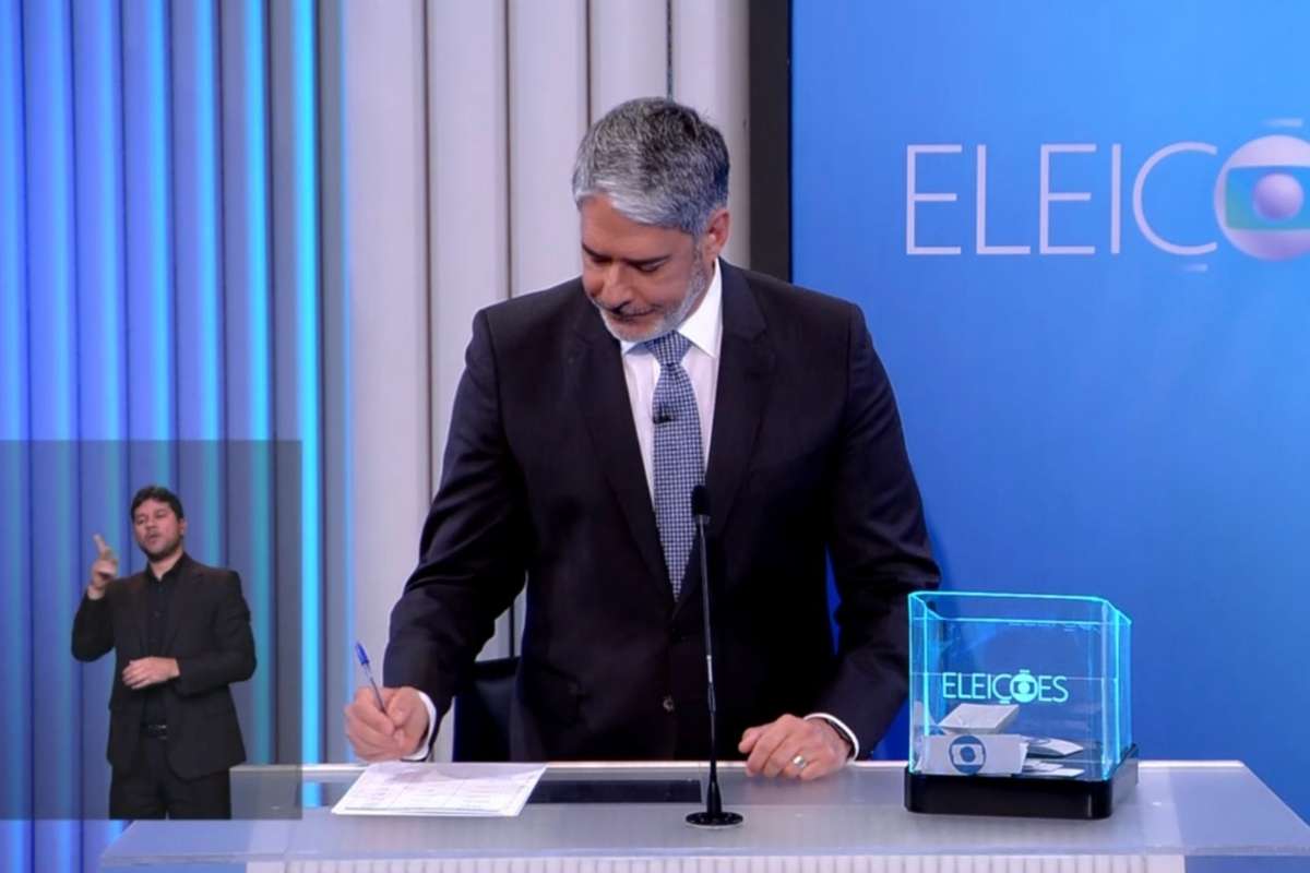 William Bonner no debate entre presidenciáveis