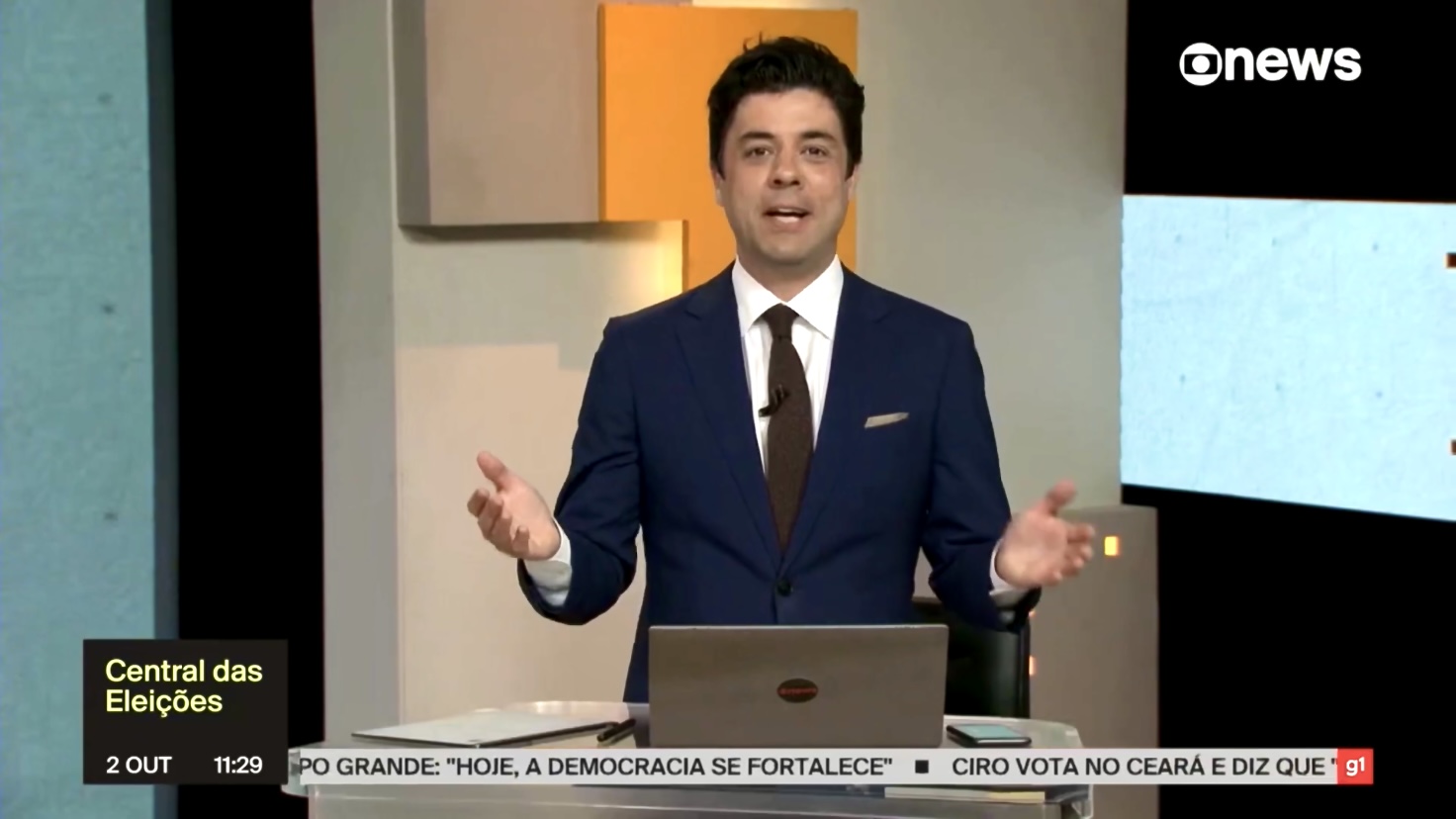 GloboNews fica entre os 10 canais mais vistos do Painel Nacional de Televisão