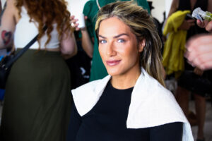 Giovanna Ewbank se prepara para o SPFW