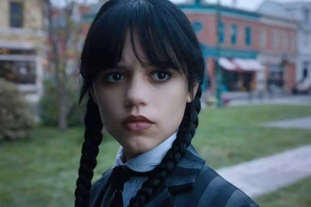 Jenna Ortega, em Wandinha