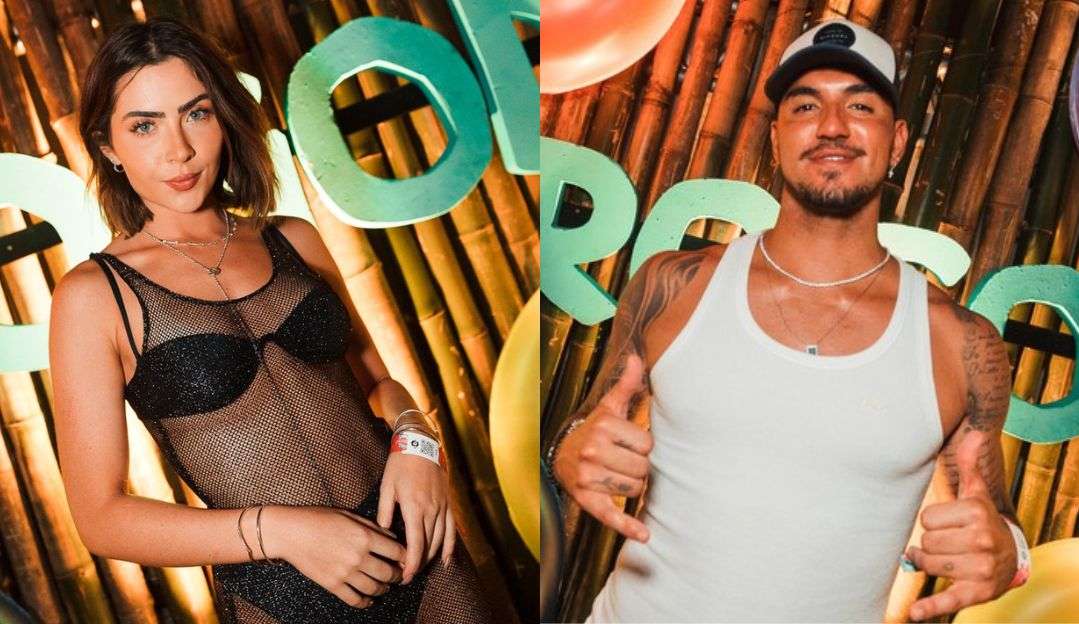 Jade Picon e Gabriel Medina aproveitam festa Pré-Réveillon em Maracaípe