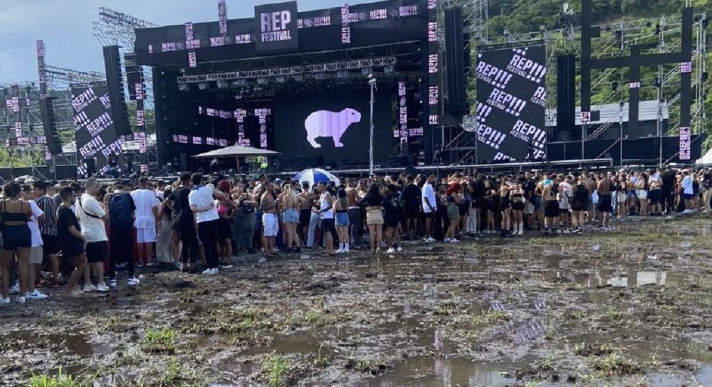 Após primeiro dia caótico com lama e cobras, REP Festival cancela shows de domingo