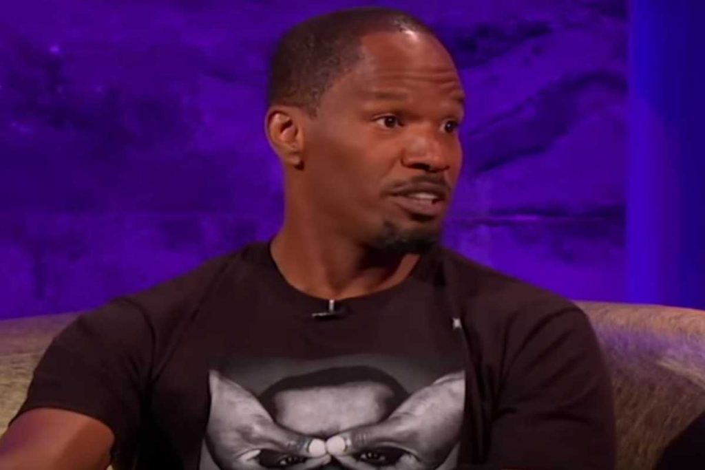 Jamie Foxx em entrevista na TV em janeiro de 2023