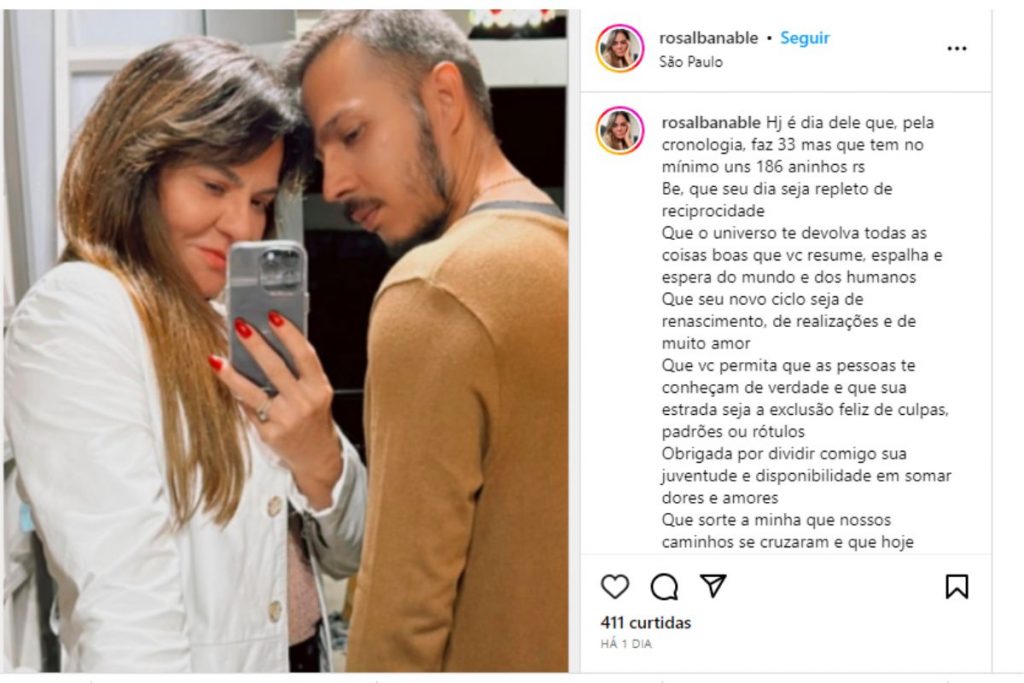 mãe de isis valverde com namorado mais novo