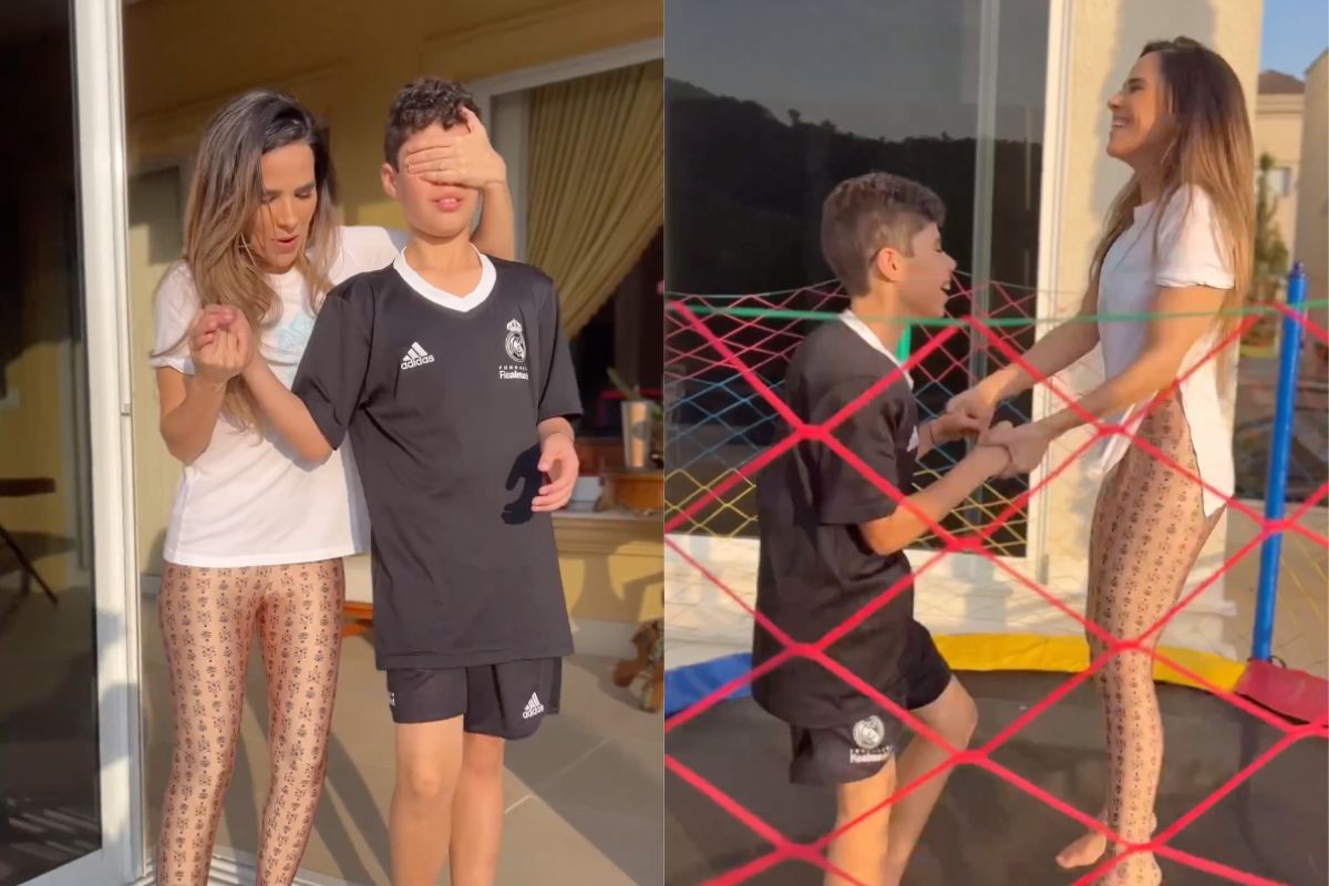 Wanessa e filho José Marcus