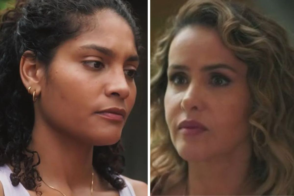 Aline (Bárbara Reis) e Gladys (Leona Cavalli) em Terra e Paixão