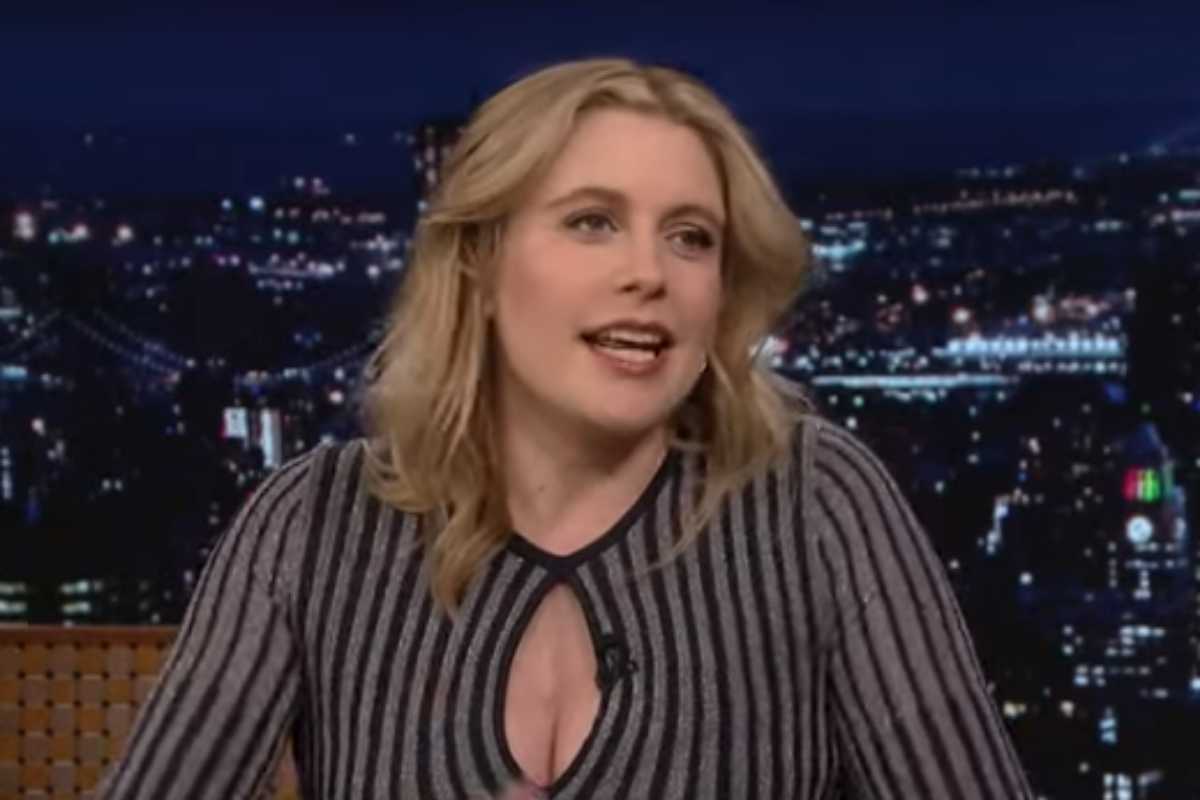 Greta Gerwig no programa de Jimmy Fallon