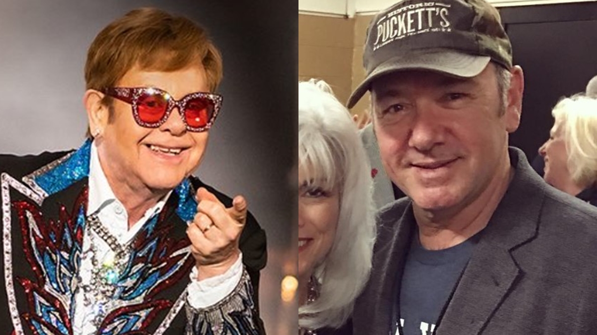 Elton John e Kevin Spacey - Foto: Reprodução / Instagram @kevinspacey @eltonjohn