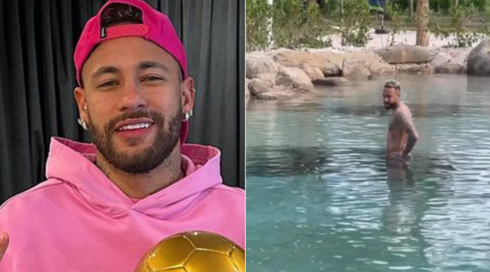 Que fase! Neymar recebe multa de R$ 16 milhões por lago artificial de sua mansão