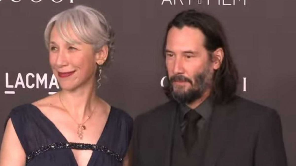 Alexandra Grant e Keanu Reeves - Foto: Reprodução / Programa Access Hollywood