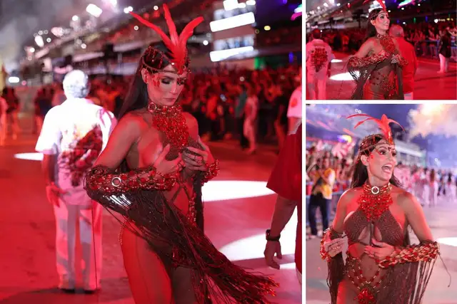 Deborah Secco no Carnaval do Rio de Janeiro