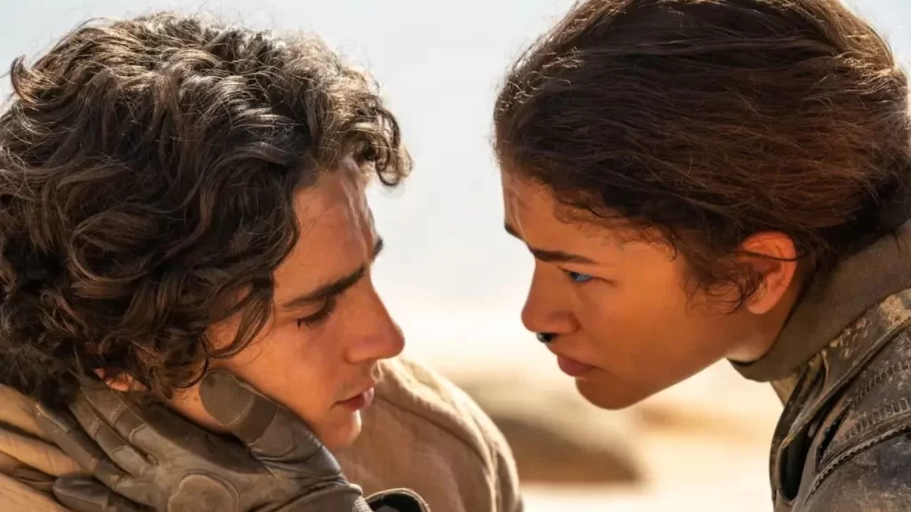 Filmagens de Duna: Zendaya e Timothee em cena