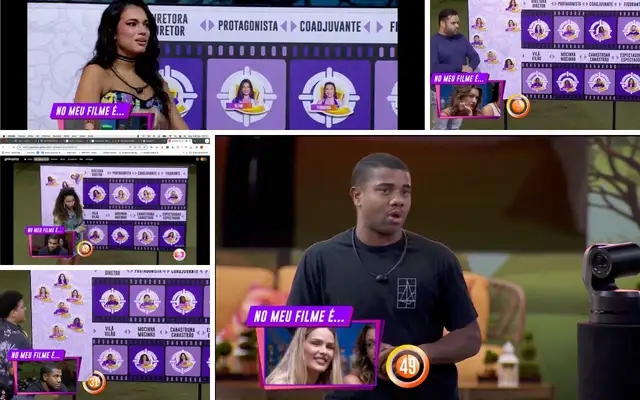 Cenas da dinâmica Sincerão do BBB 24